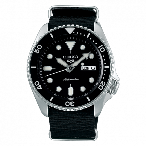 5 Sports Sports Style Stainless Steel / Black / NATO