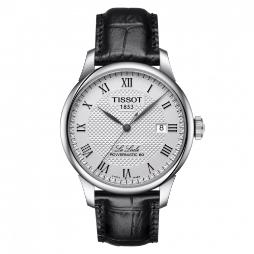 Le Locle Powermatic 80 39.3 Stainless Steel / Silver / Strap