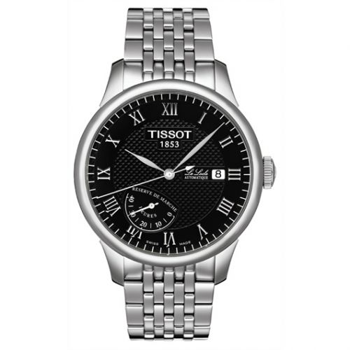 Le Locle Power Reserve 39.3 Stainless Steel / Black / Bracelet