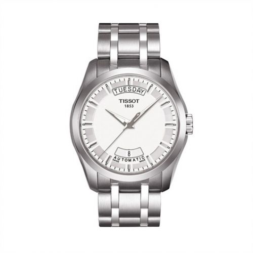 Couturier Automatic Day-Date Silver / Bracelet