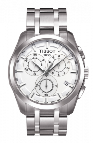 Couturier Quartz Chronograph GMT Silver