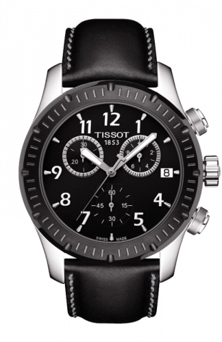 V8 Quartz Chronograph PVD Bezel Leather