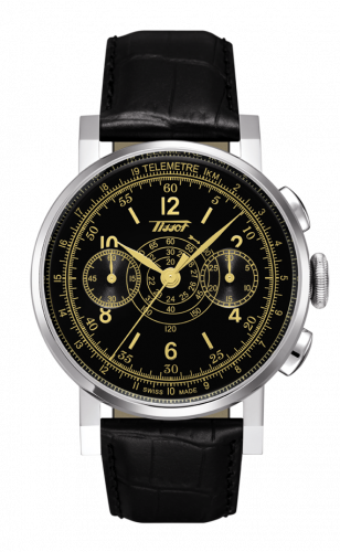Heritage Chronograph Stainless Steel / Black / Strap