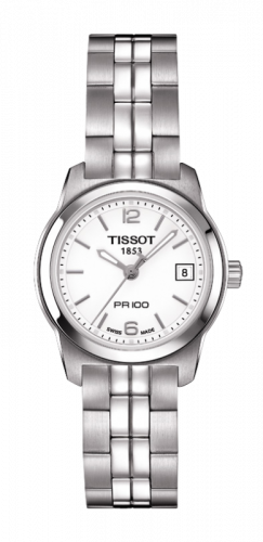 PR 100 Quartz 24.5 Stainless Steel / White / Bracelet