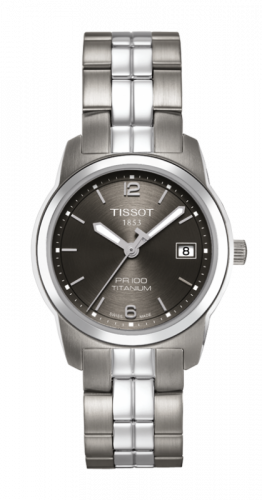 PR 100 Quartz 27 Titanium  Grey / Bracelet