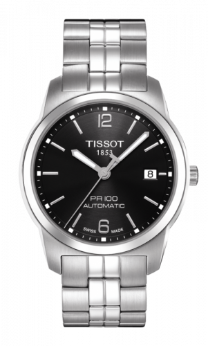 PR 100 Automatic 38 Stainless Steel / Black / Bracelet