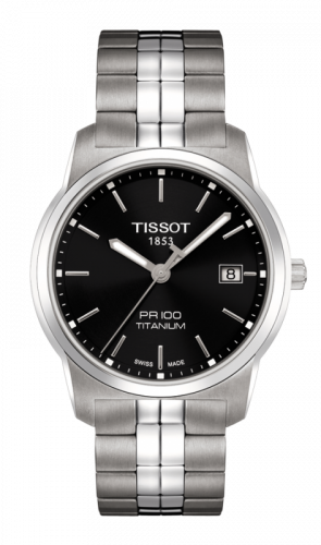 PR 100 Quartz 38 Titanium / Black / Bracelet