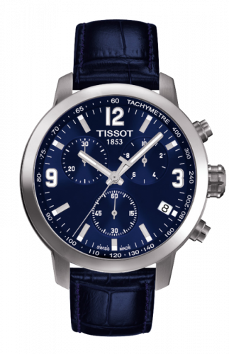 PRC 200 Quartz Chronograph Blue Leather