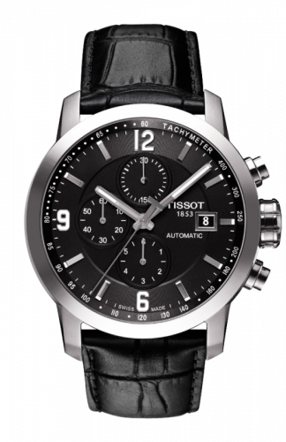 PRC 200 Automatic Chronograph Black Leather