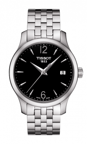 Tradition Lady Stainless Steel / Black / Bracelet