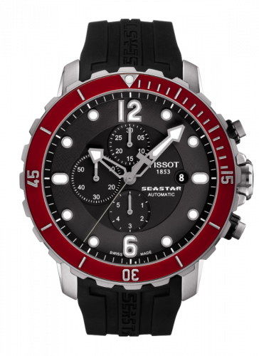 Seastar 1000 Automatic Chronograph Red Ceramic