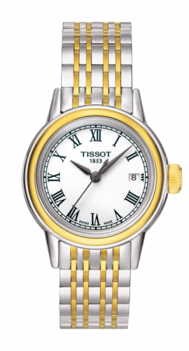 Carson Quartz 29.7 Stainless Steel / Yellow Gold PVD / White / Bracelet