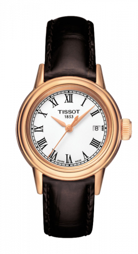 Carson Quartz 29.7 Rose Gold PVD / White / Strap