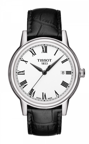 Carson Quartz 40 Stainless Steel / White / Strap