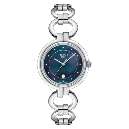 Flamingo Stainless Steel / Black MOP / Bracelet