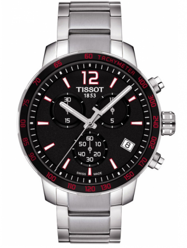 Quickster Chronograph Stainless Steel / Black / Bracelet