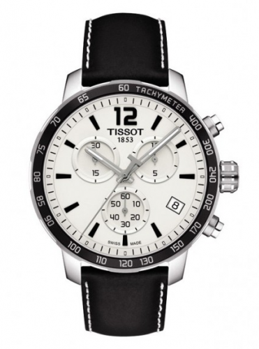 Quickster Chronograph Stainless Steel / White
