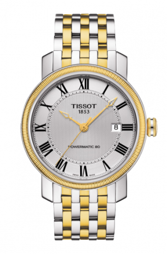 Bridgeport Powermatic 80 Two Tone / Silver Roman / Bracelet
