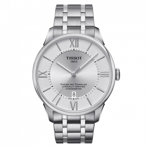 Chemin Des Tourelles Powermatic 80 COSC 42 Stainless Steel / Silver / Bracelet