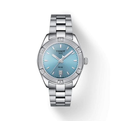 PR 100 Sport Chic 36 Stainless Steel / Blue / Bracelet