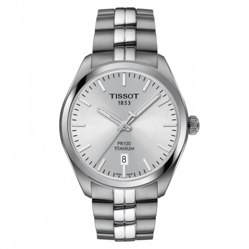 PR 100 Quartz 39 Titanium / Silver / Bracelet