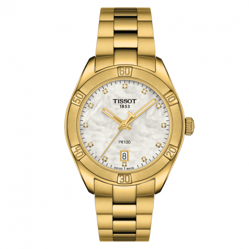 PR 100 Sport Chic 36 Yellow Gold PVD / MOP / Bracelet