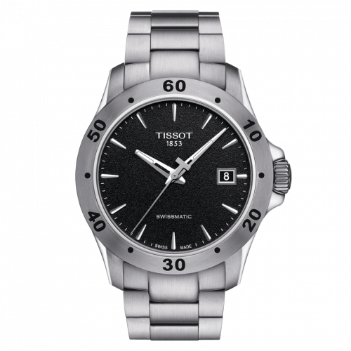 V8 Swissmatic 42.5 Stainless Steel / Black / Bracelet