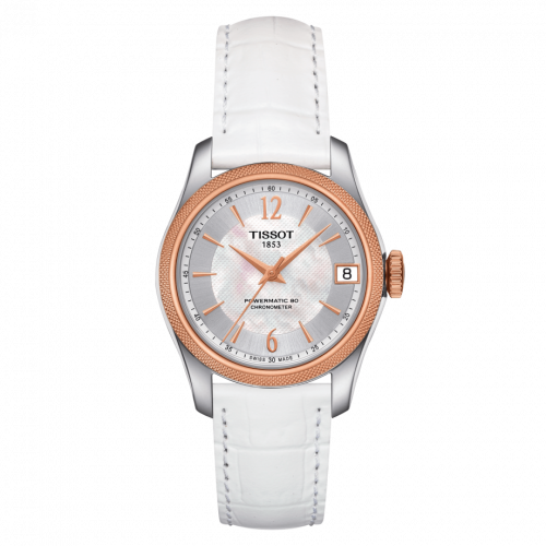 Ballade Powermatic 80 COSC 32 Stainless Steel / Rose Gold PVD / MOP / Strap