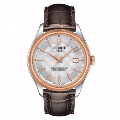 Ballade Powermatic 80 41 Stainless Steel / Rose Gold PVD / Silver / Strap
