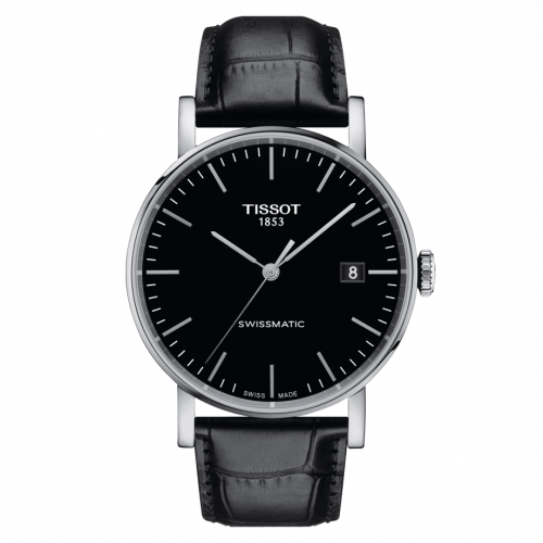 Everytime Swissmatic 41 Stainless Steel / Black / Strap