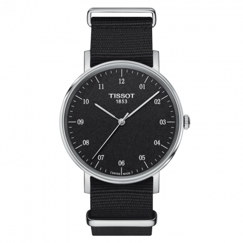 Everytime Medium Stainless Steel / Black / NATO