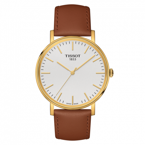 Everytime Medium Yellow Gold PVD / Silver / Strap