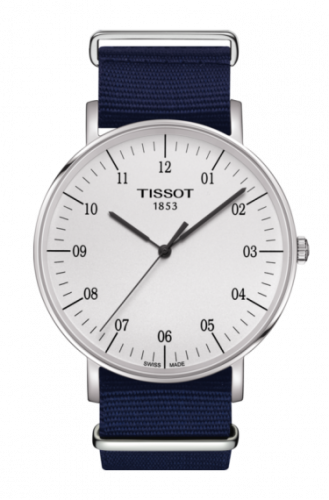 Everytime Large Stainless Steel / Silver / NATO