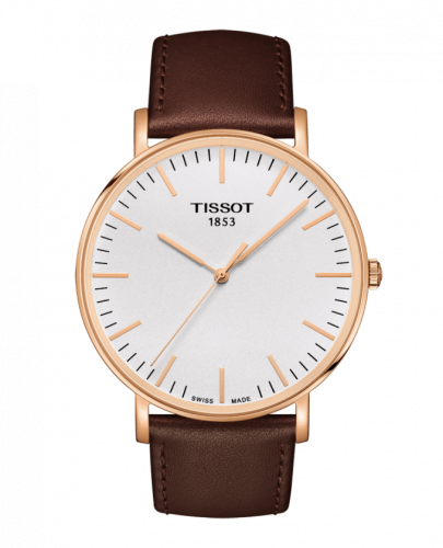 Everytime Large Rose Gold PVD / Silver / Strap