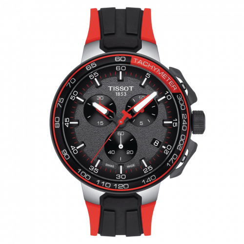 T-Race Cycling Chronograph Stainless Steel / Red