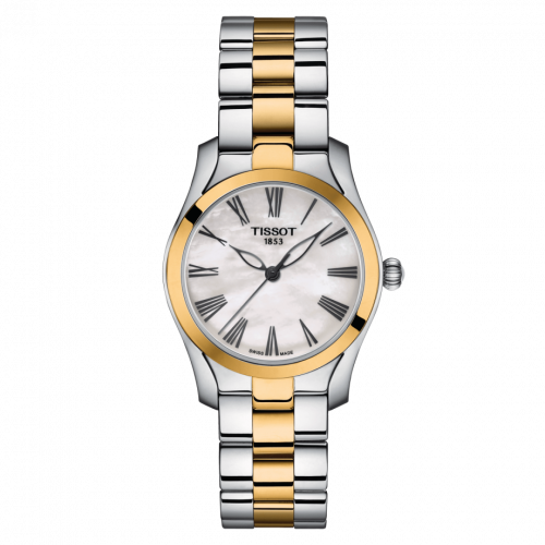 T-Wave Stainless Steel / PVD Gold / MOP