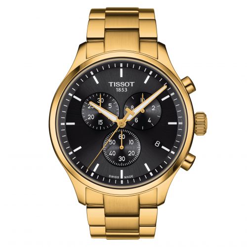 Chrono XL Classic Yellow Gold / Black / Bracelet