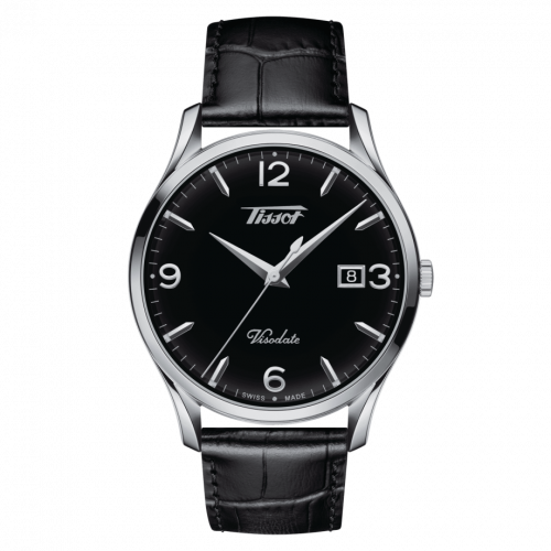 Visodate Quartz 40 Stainless Steel / Black / Strap