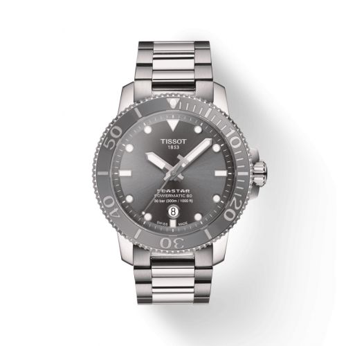 Seastar 1000 Powermatic 80 43 Stainless Steel / Grey / Bracelet