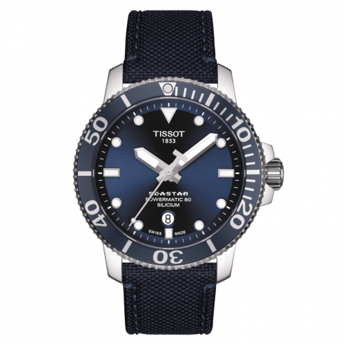 Seastar 1000 Powermatic 80 Silicium 43 Stainless Steel / Blue / Fabric