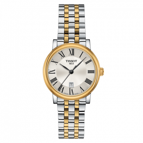 Carson Premium Quartz 30 Stainless Steel / Yellow Gold PVD / Silver / Bracelet