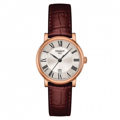 Carson Premium Quartz 30 Rose Gold PVD / Silver / Strap