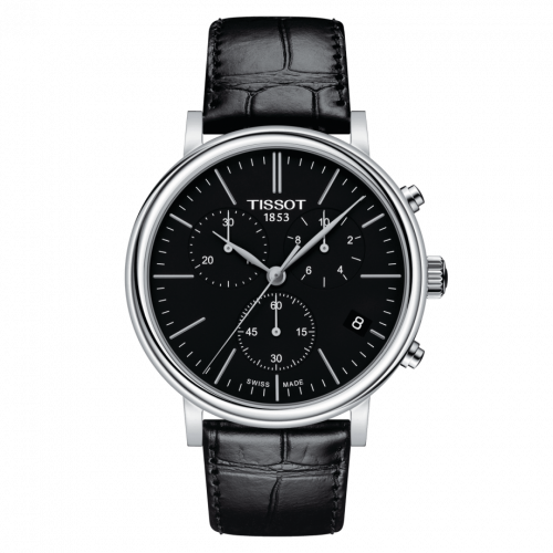 Carson Premium Chronograph Quartz 41 Stainless Steel / Black / Bracelet