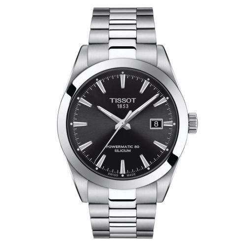 Gentleman Powermatic Stainless Steel / Black / Bracelet