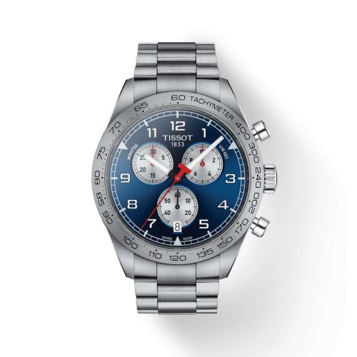 PRS 516 Quartz Chronograph Stainless Steel / Blue / Bracelet