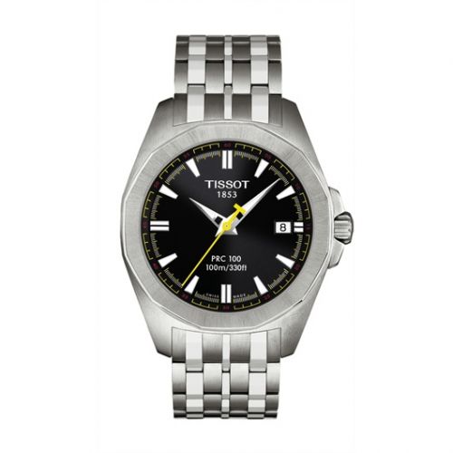 PRC 100 Quartz 41.3 Stainless Steel / Black / Bracelet