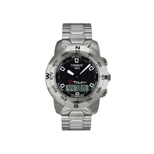 T-Touch Stainless Steel / Black / Bracelet