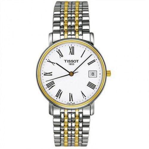 Desire Quartz 34 Stainless Steel / Yellow Gold PVD / White / Bracelet