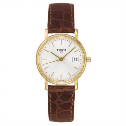 Desire Quartz 27 Yellow Gold PVD / Silver / Strap