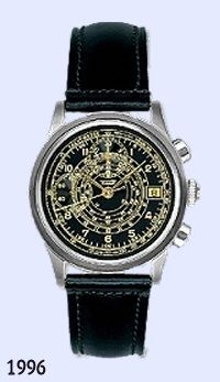 Janerio Chronograph Stainless Steel / Black / Strap